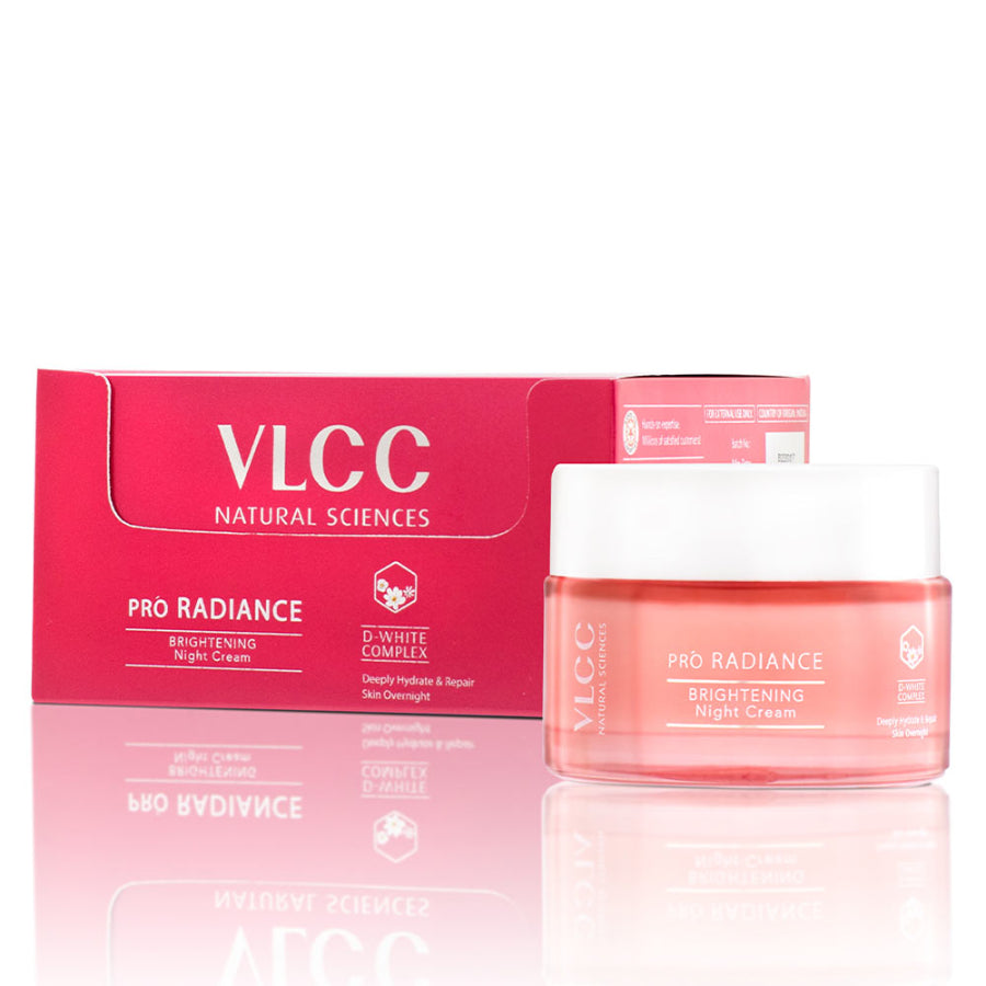 VLCC Pro Radiance Skin Brightening Night Cream, 50 g, Deeply Hydrate & Repair Skin Overnight