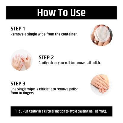 INSIGHT Nail Polish Remover Wipes - 30