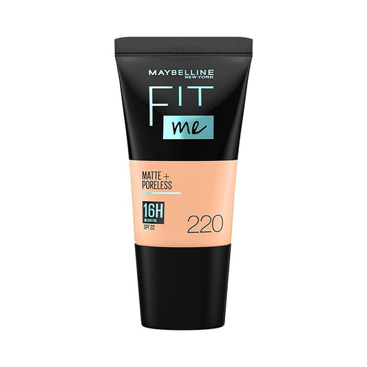 Maybelline New York Liquid Foundation, Matte & Poreless, Full Coverage Blendable Normal to Oily Skin, Fit Me