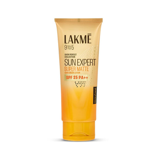 LAKMÉ Sun Expert SPF 25 PA++ Super Matte Lotion Sunscreen, Lightweight, Non Sticky,50ml.