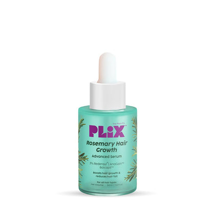 The Plant Fix Plix Rosemary Hair Growth Serum with 3% Redensyl, 4% AnaGain, 3% Baicapil, 30 ml | Stimulates Hair Growth, Increase Hair Density & Thickens Hair | For Men & Women