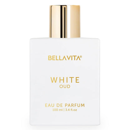 Bella Vita Luxury White Oud Unisex Eau De Parfum Liquid Perfume With Orange, Patchouli, Musk, Premium, Long Lasting Oud & Fruity Fragrance