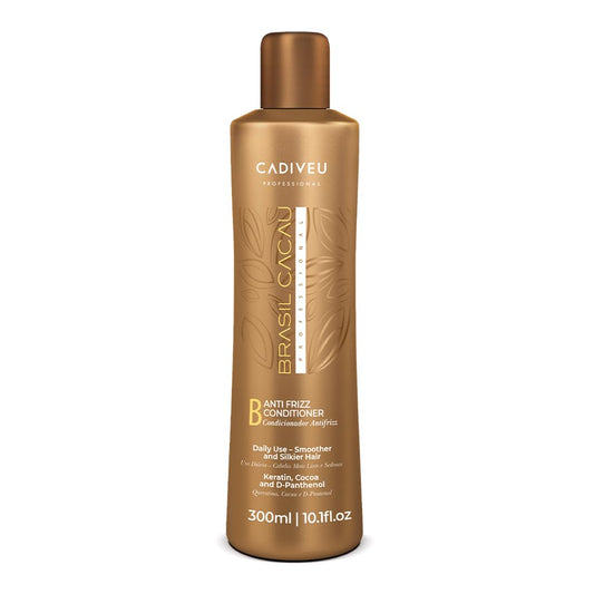 CADIVEU Brasil Cacau Coconut Anti Frizz Conditioner 300Ml|For All Hair Types (1 Count)