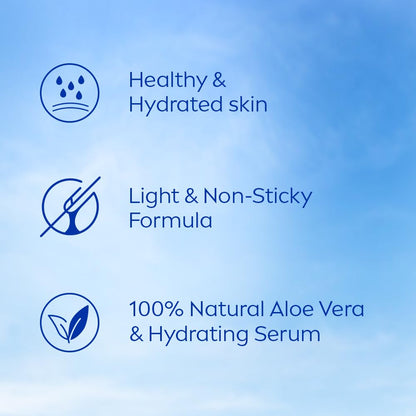 NIVEA Aloe Hydration Body Lotion 600 ml | 48 H Moisturization | Refreshing Hydration | Non Sticky Feel | With Goodness of Aloe Vera For Instant Hydration In Summer | For Men & Women