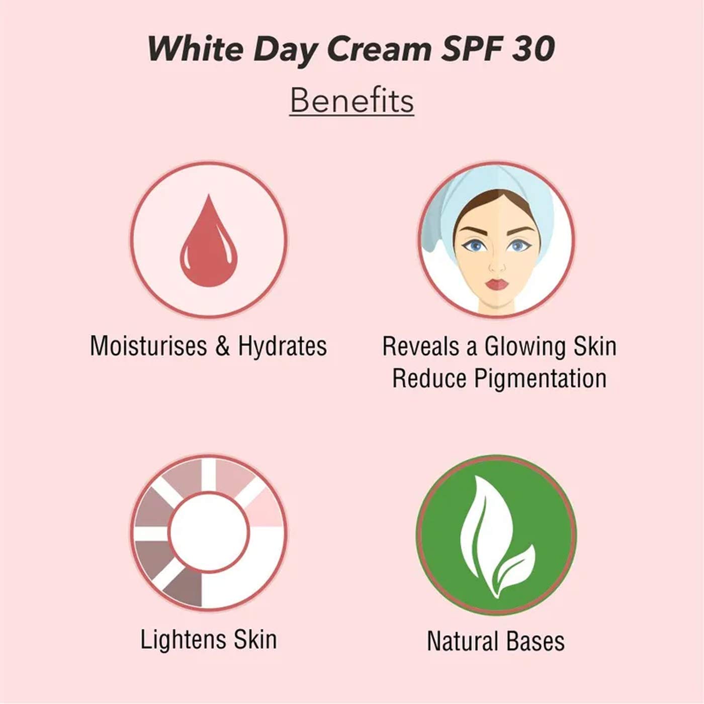 O3+ Radiant Day Cream SPF 30 | For Glowing, Even Skin Tone | Moisturises & Protects All Skin Types 50g