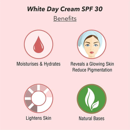O3+ Radiant Day Cream SPF 30 | For Glowing, Even Skin Tone | Moisturises & Protects All Skin Types 50g