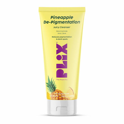 The Plant Fix Plix 5% Pineapple Foaming Facewash For Depigmentation,100ml | Cleanser For Skin Brightening & Even Toned Complexion | Free Of Sulphates, Paraben & Silicones