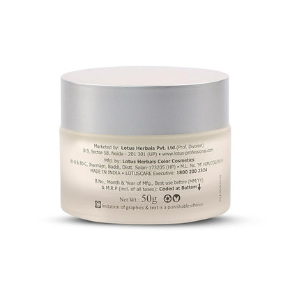 Lotus Professional PHYTORx WHITENING & BRIGHTENING CREAM SPF 25 | PA+++ | Radiant skin | Even skin tone | Pigmentation | Paraben Free | 50g