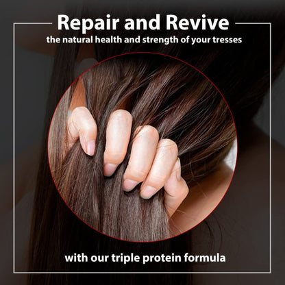 De Fabulous Reviver Shampoo | Repairs Dry & Frizzy Hair, Sulphate Free, pH Balanced, Hair Repair Treatment for All Hair Types.