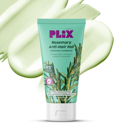 The Plant Fix Plix PLIX Rosemary Advanced Anti Hair Fall Conditioner With Rosemary For Reducing Hair Loss, Breakage| | All Hair Types | Men & Women | Sulphate & Parabeen Free| 175 Ml, 1 Count