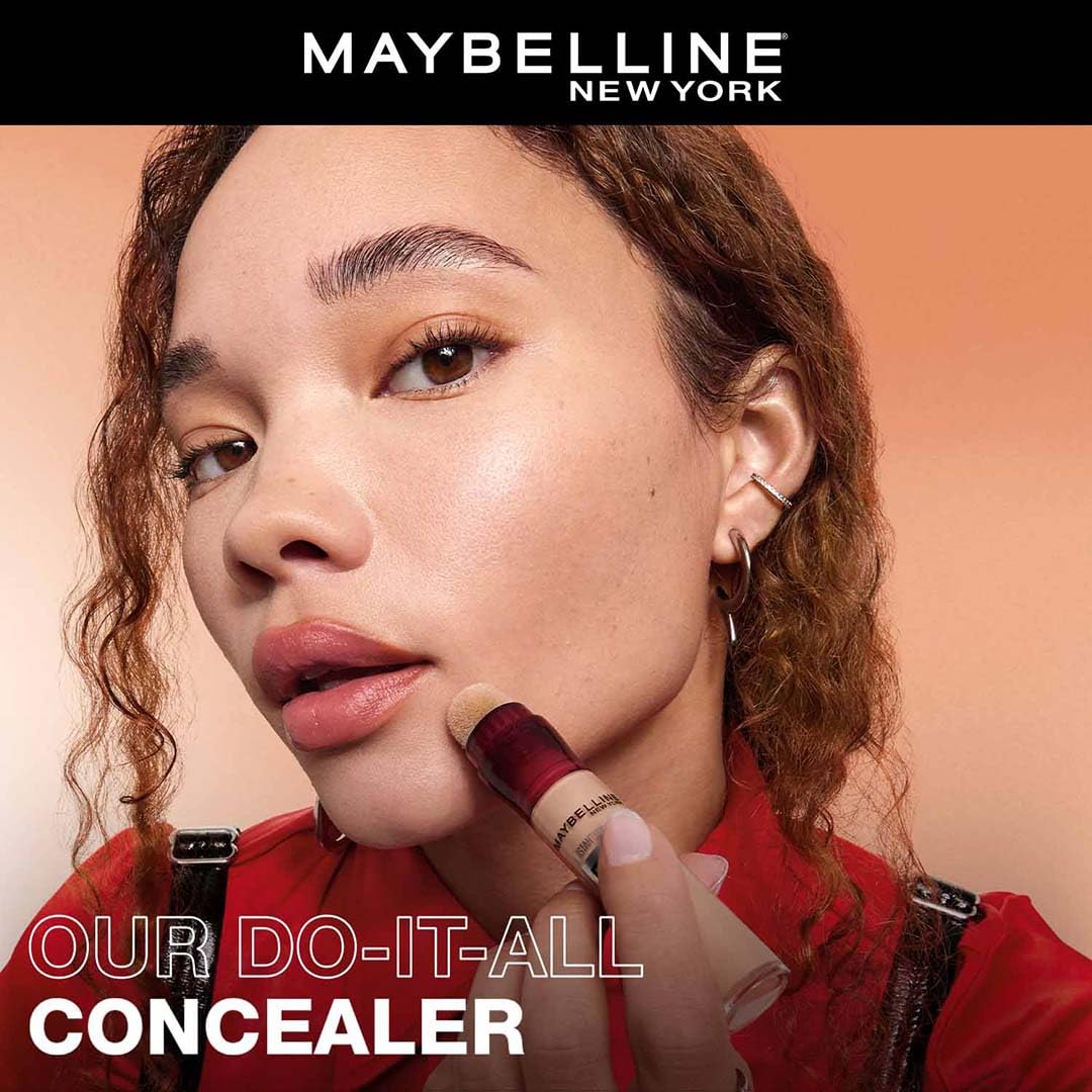 Maybelline New York Instant Age Rewind Concealer, Medium, 6G - Luminous, Natural, Cushion