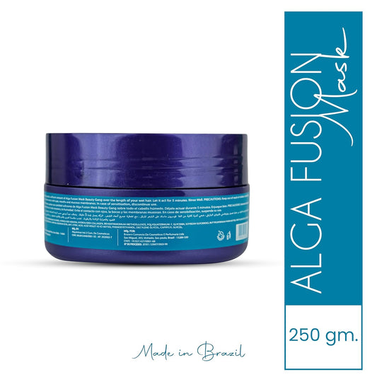 BEAUTY GANG Experts ALGA FUSION Floral MASK 250 gram for Deep Hydration and Hair Repair For All Hair Type Healing Properties of Sea Micro Algae