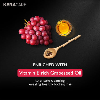 Godrej Professional Keracare Repair Shampoo (250ml) | Sulphate-Free | For Chemically Treated Hair | with Grapeseed Oil