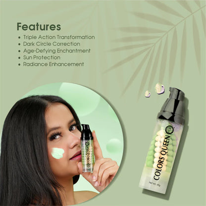 3 IN ONE FACIAL PRIMER, COLORS QUEEN