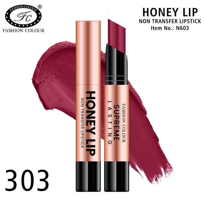 Supreme Lasting Honey Lip Non Transfer Lipstick | Available in 18 Shades |