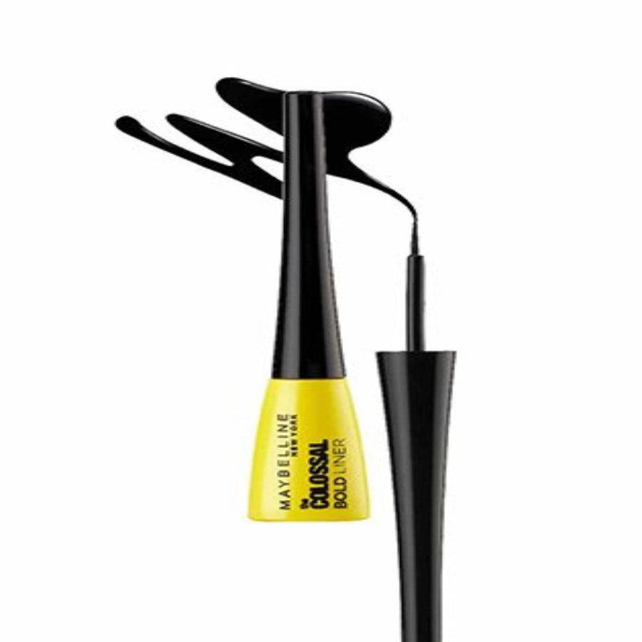 Maybelline New York Colossal Bold Pencil Eyeliner, Black, 3Ml, Matte Finish