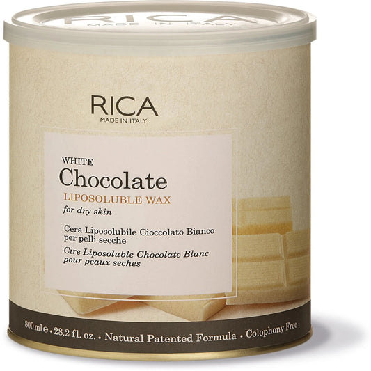 Rica Dark Chocolate Liposoluble Painless Hair Removal Wax For Men & Women| Quick & Easy Tan Removal Waxing for Dry Skin| 800 ml, Pack of 1